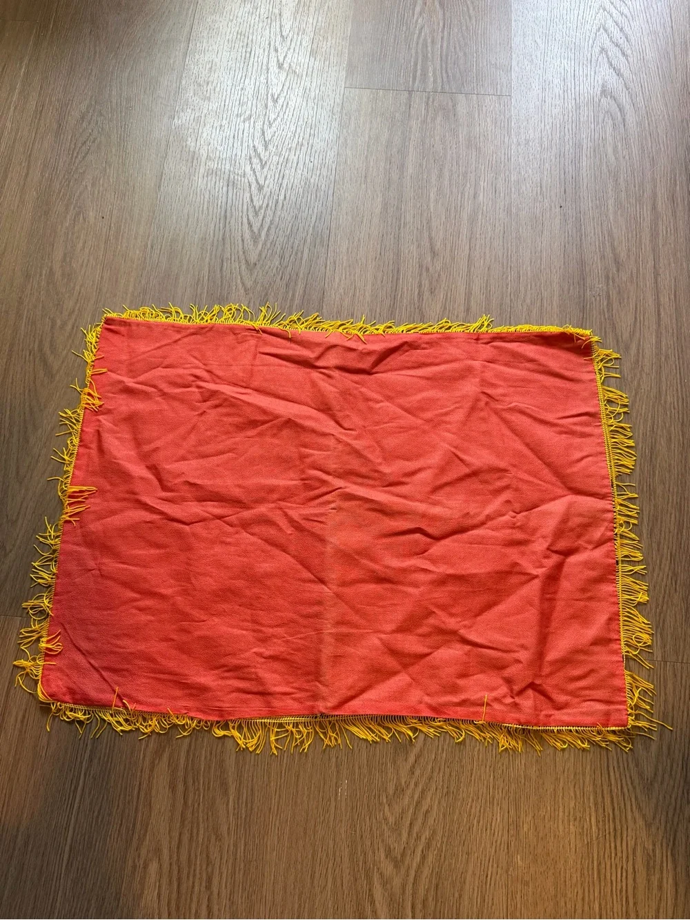 Holland Netherlands Souvenir Velvet Textile Windmill Tulips Dutch Fringe Decor